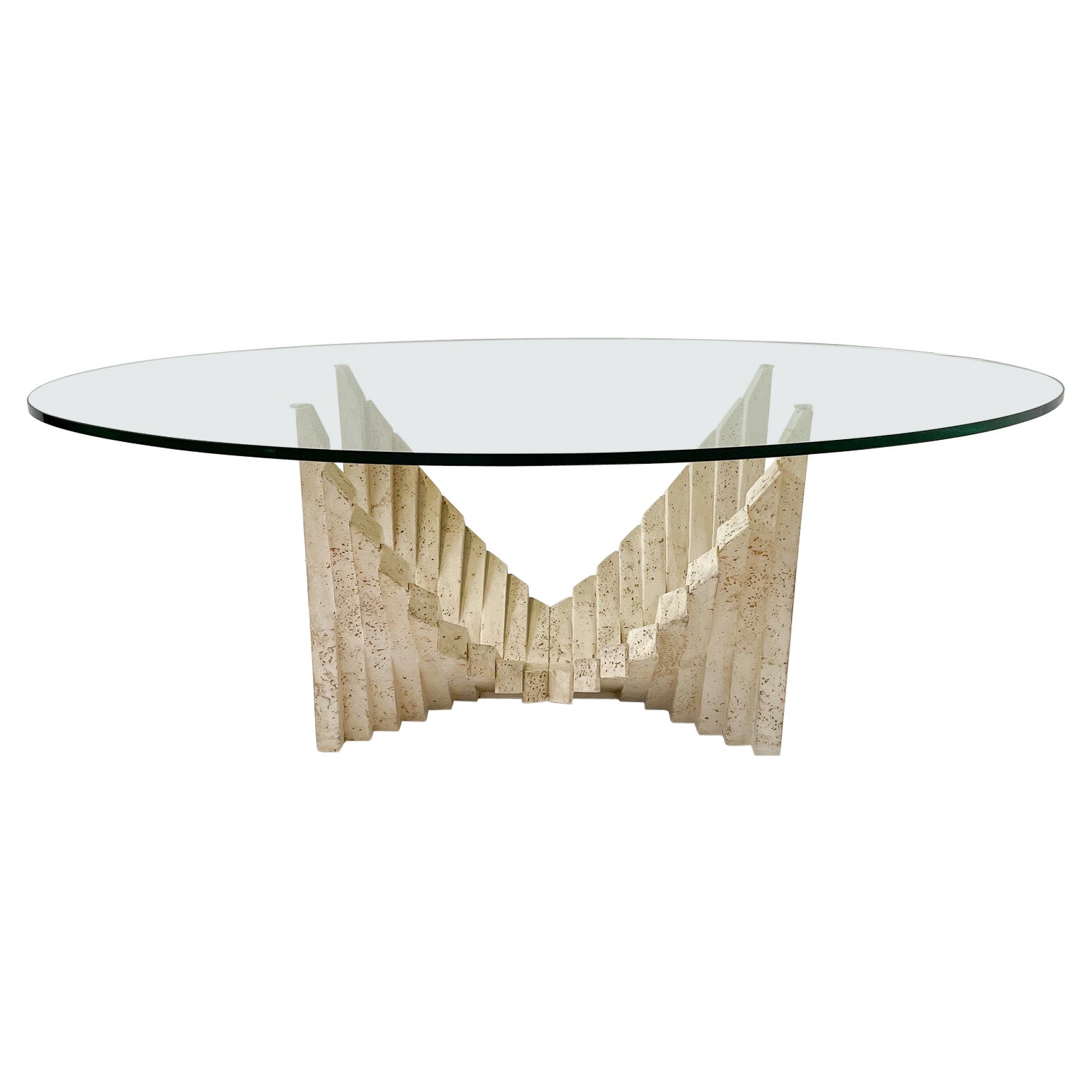 Sculptural MidCentury Ribbon Coffee Table at 1stDibs