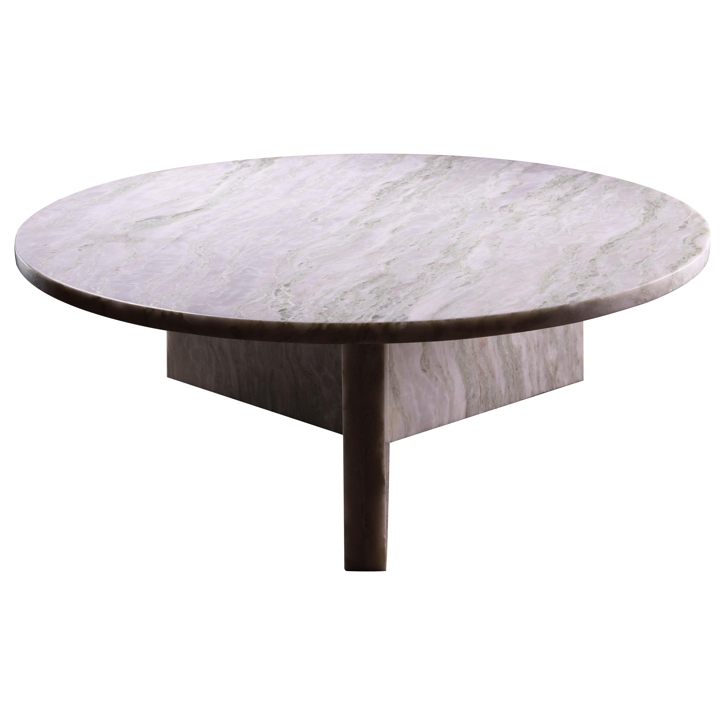 Table basse simple en onyx 