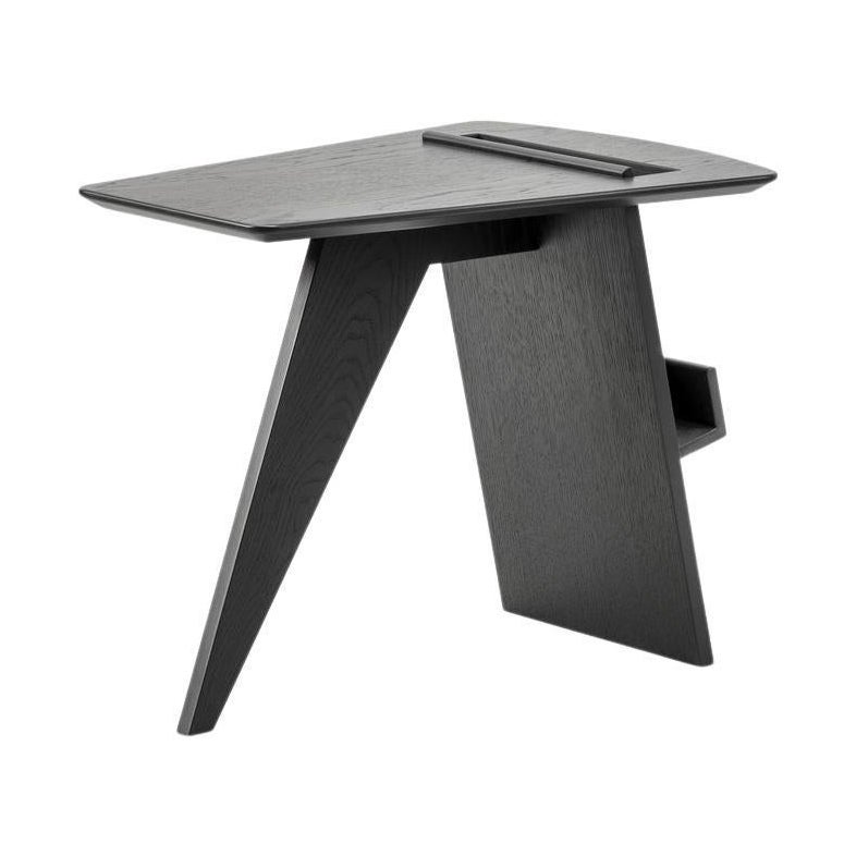 Magazine Side Table M6500 in Black Lacquered Oak by Jens Risom for Fredericia