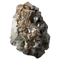 Arsenopyrite with Quartz from Huanggang Mine, Kèshíkèténg Qí, Chifeng, China