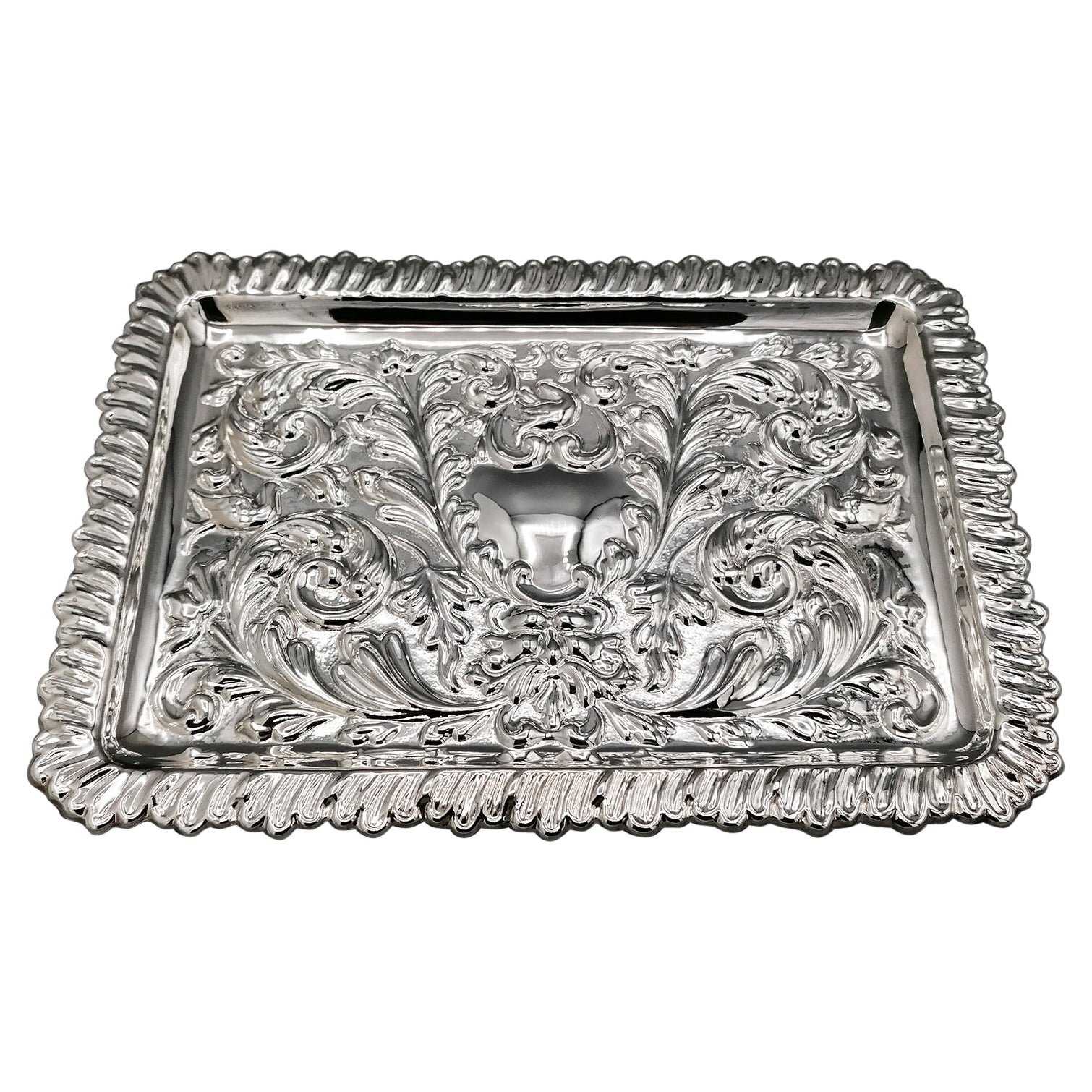 21st Century Italy Sterling Silver Letter tray