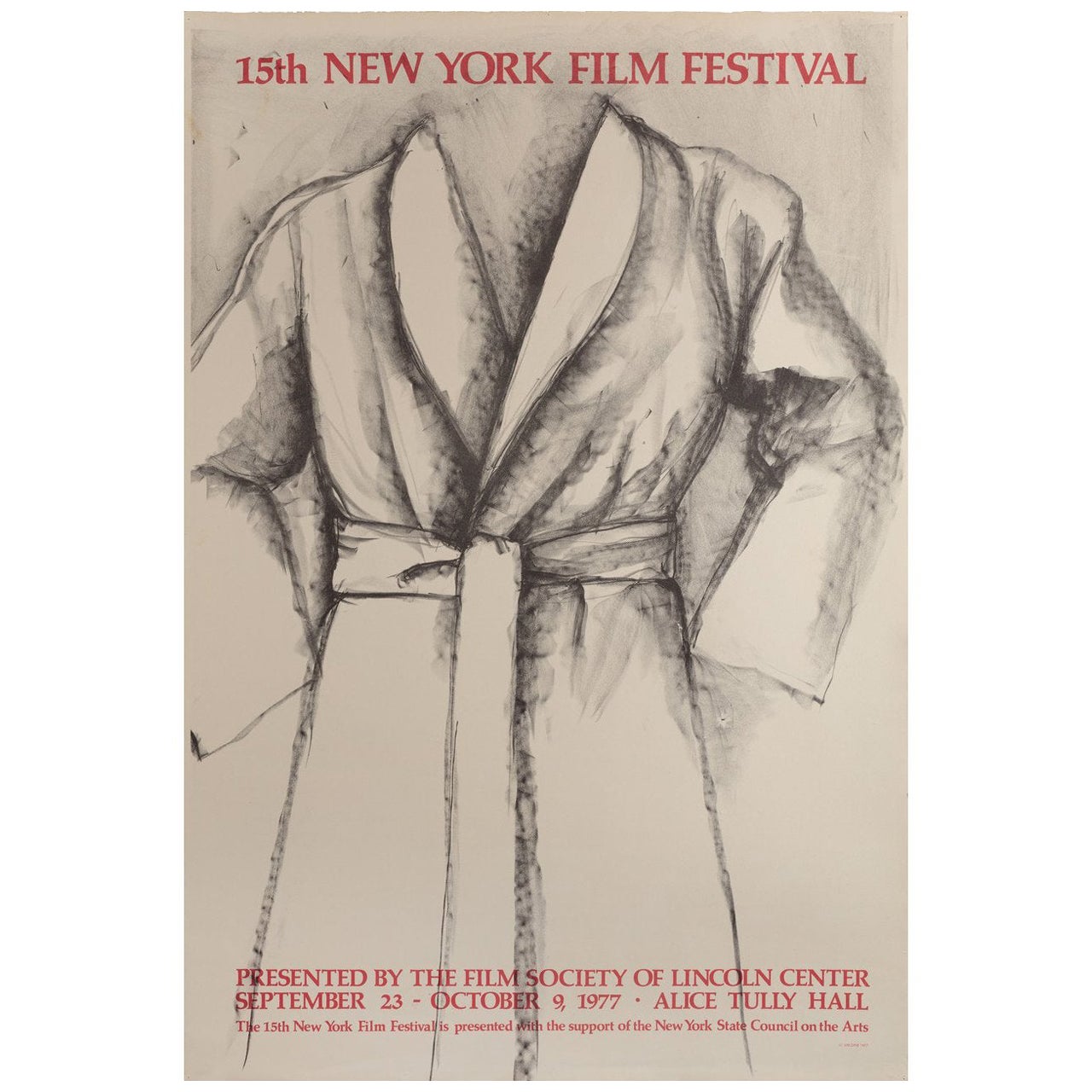 15th New York Film Festival 1977 U.S. Half Subway Poster For Sale