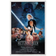 Le retour du Jedi 1983 Affiche de film américaine en une planche