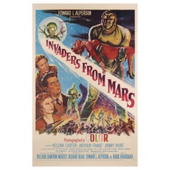 Invaders from Marli R1955 Affiche de film américaine en une feuille