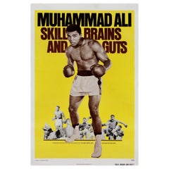 Muhammad Ali: skill Brains and Guts 1975 U.S. One Sheet Filmplakat