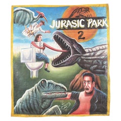 The Lost World: Jurassic Park ca. 2000s Ghanaian Film Poster