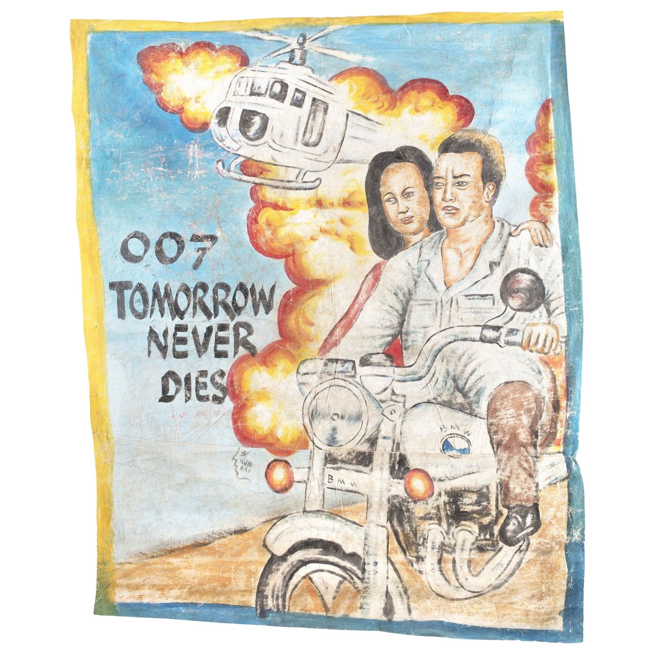 Tomorrow Never Dies ca. 2000s Ghanaian Film Poster For Sale