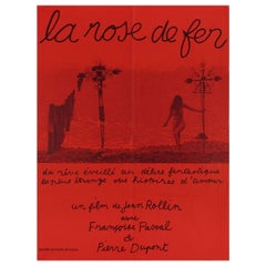 Französisches kleines Filmplakat „Eiserne Rose“ von 1973