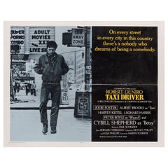 Vintage Taxi Driver 1976 U.S. Half Sheet Film Poster
