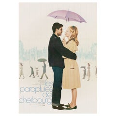 The Umbrellas of Cherbourg 1964 Japanese B2 Film Poster