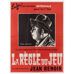 Affiche française du film Les règles du jeu, R1950s French Moyenne