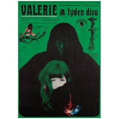 Vintage Valerie and Her Week of Wonders 1970 Czech A1 Film Poster