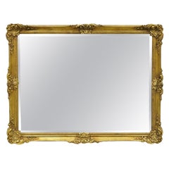 Friedman Brothers Gold French Rococo Style 45" Rectangular Wall Mirror