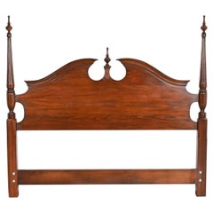 Harden Furniture Georgian Cherry Wood Queen Size Poster Headboard