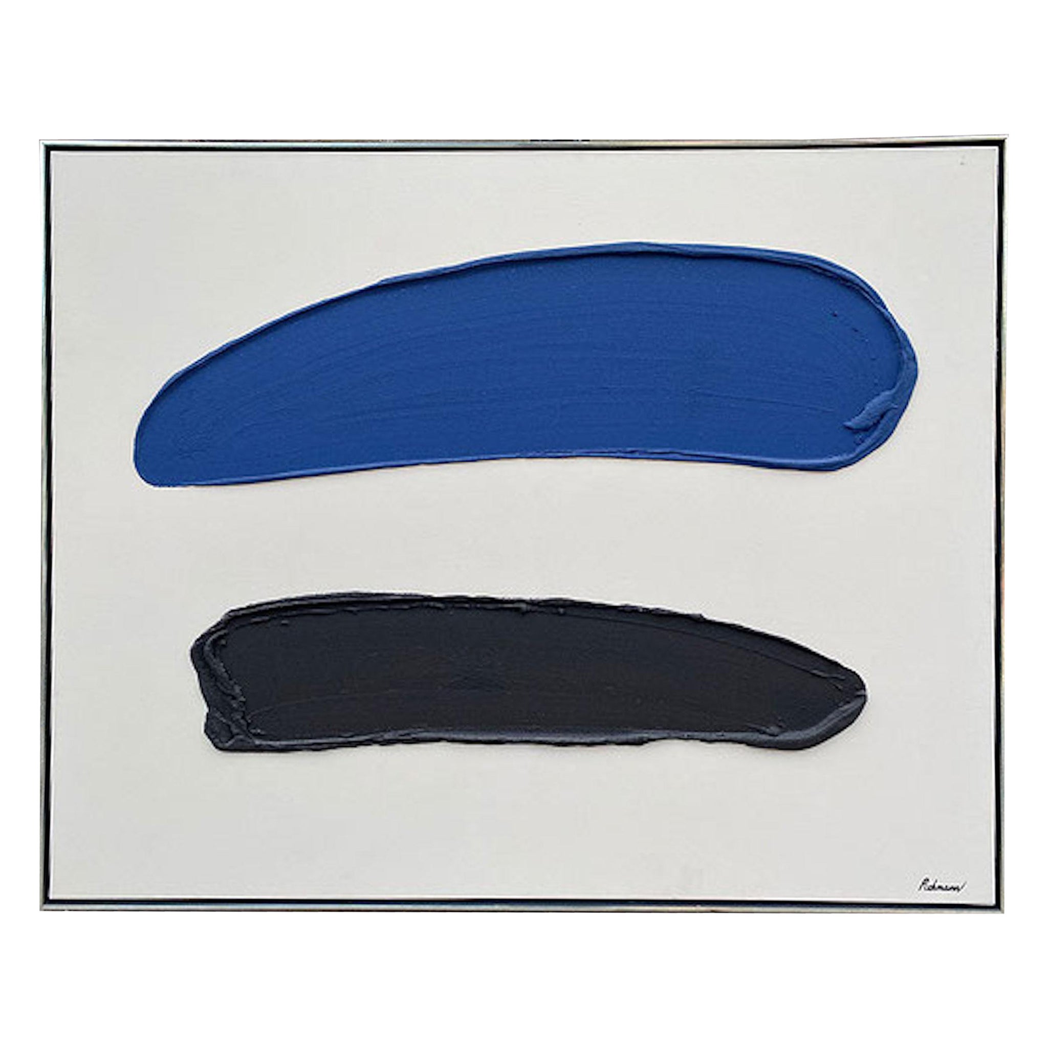 Peinture abstraite à l'acrylique sur toile de Rohmann en vente