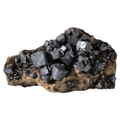 Galena avec quartz et pyrite de Joplin, Missouri, États-Unis