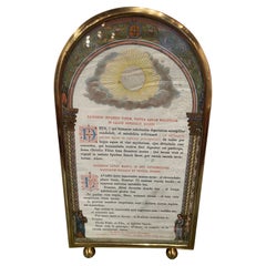 Polished Brass Picture Frame, 19th Century