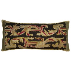 19th Century Antique Flemish Tapestry Pillow