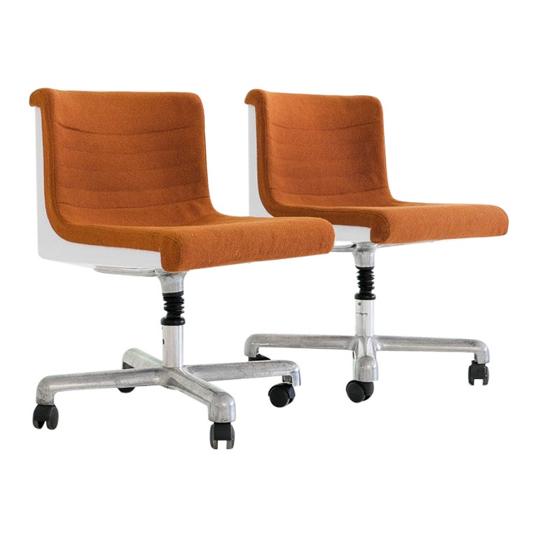 Progress Swivel Office Chairs by Hans von Klier & Ettore Sottsass for Poltronova For Sale