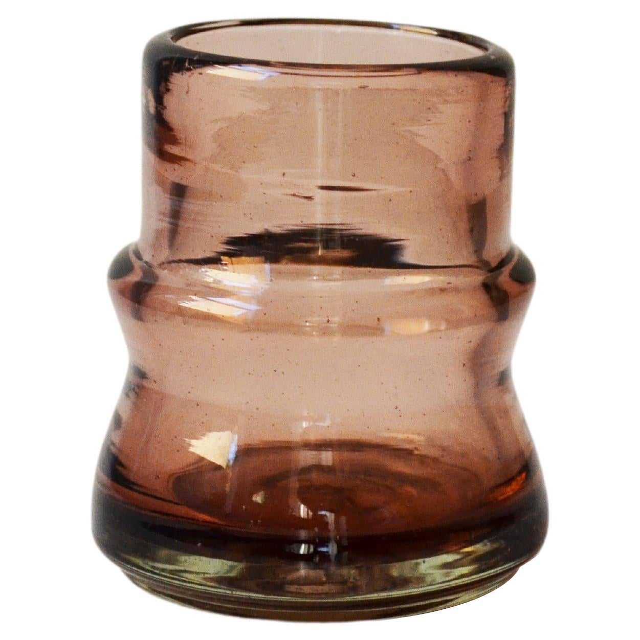 8 mundgeblasene Tequila-Tasse, Mezcal Liquor Pink, 3oz, inspiriert aus der vorspanischen Kunst 