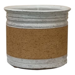 Jarrón de cerámica Rosenthal Netter producido por Ceramiche Bitossi Montelupo, años 70.