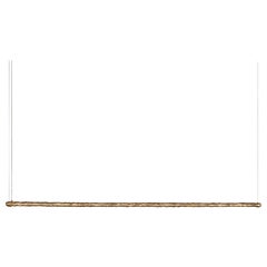 Brass Aria Linear Suspended Light by Stem Design