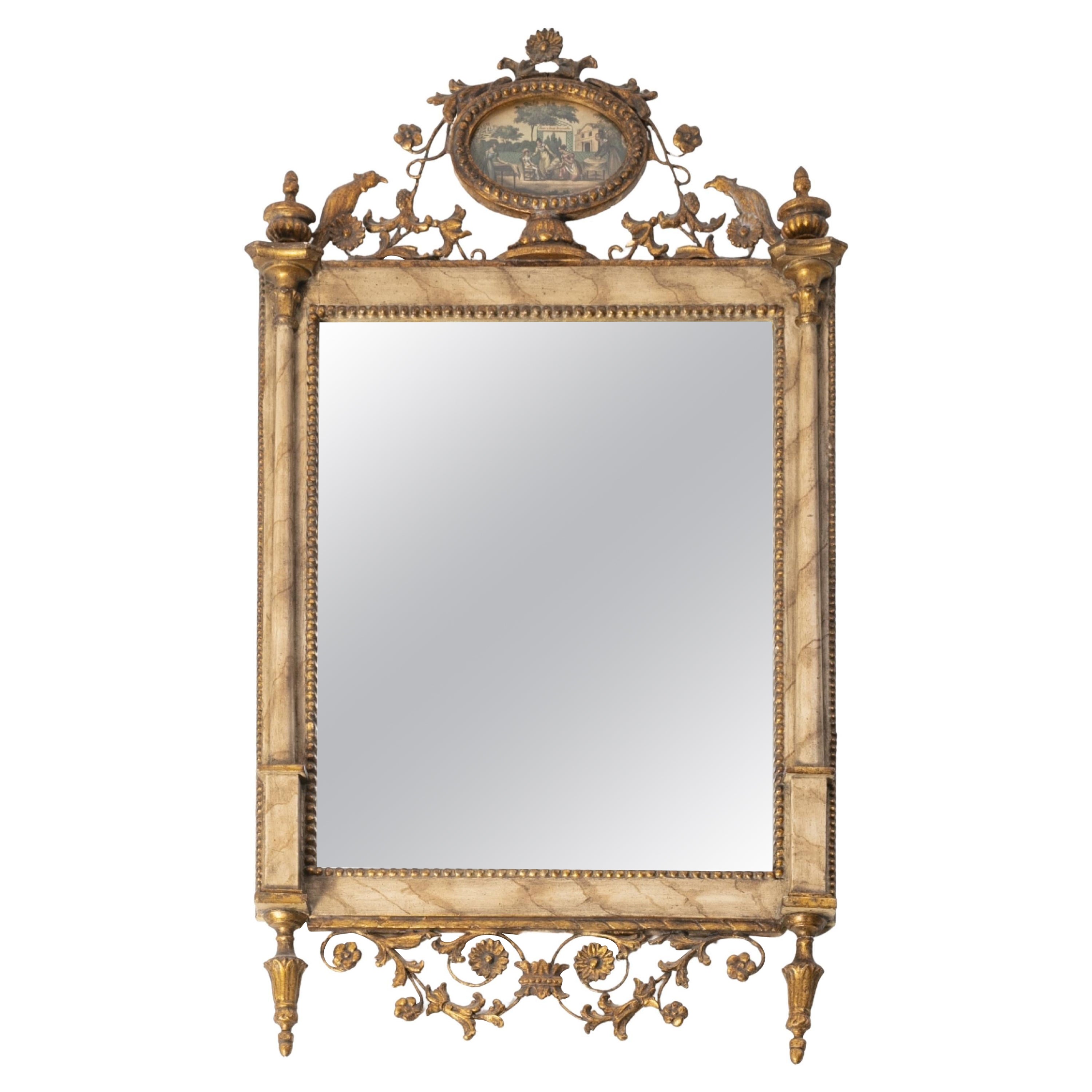 FRENCH WALL MIRROR 19th Century For Sale