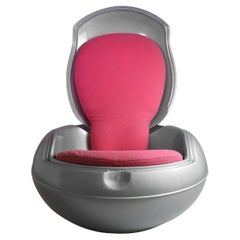 Peter Ghyczy Garden Egg Chair Deluxe 90's Space Age Lounge Poly Pink Space grey