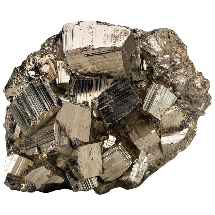 Pyrite Cluster from Huanuco Province, Peru (2.2 lbs) For Sale