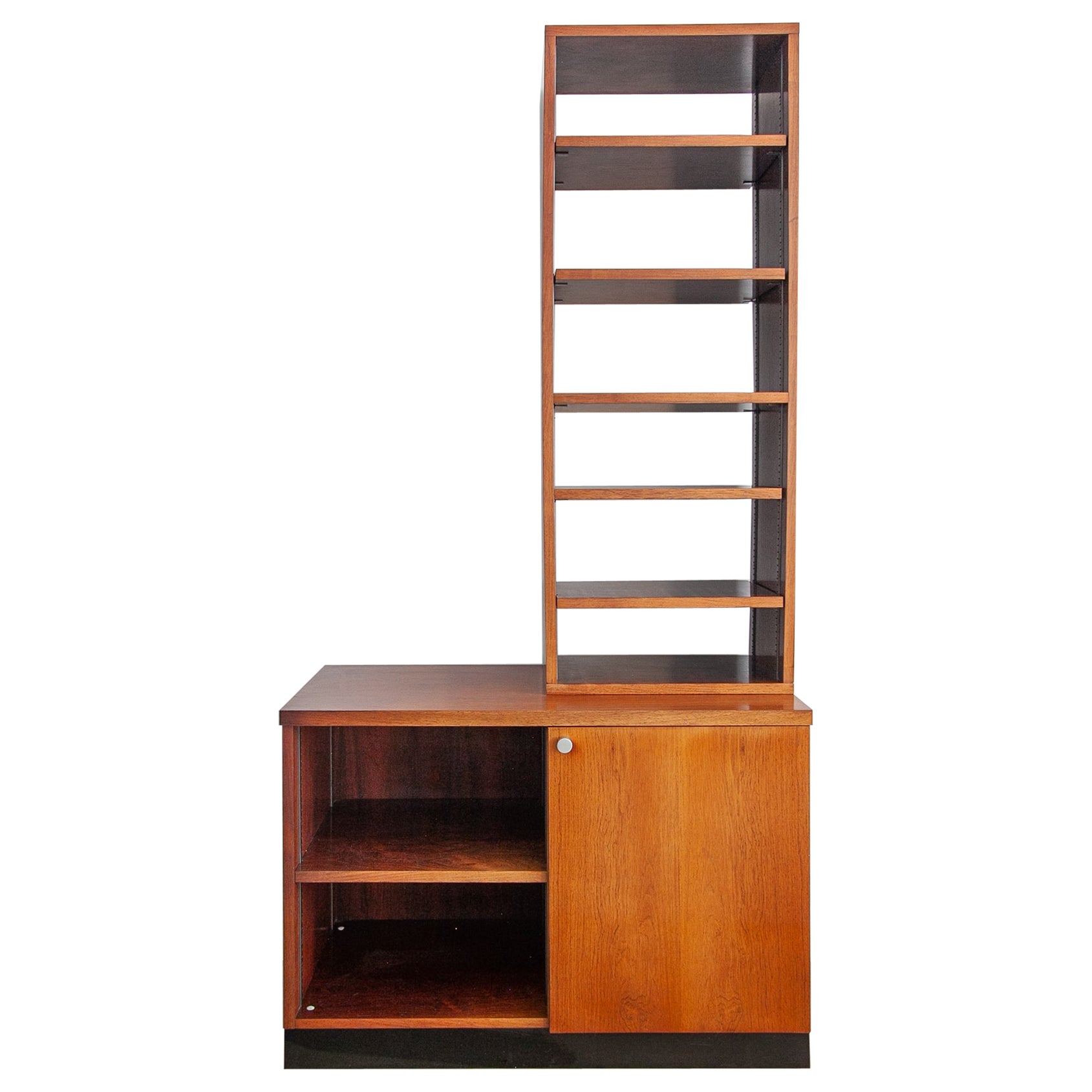 Alfred Hendrickx Cabinet, Sideboard with Top Book Shelves, 1958 for Belform For Sale