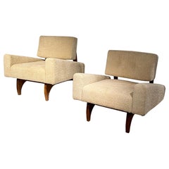 Brazilian Pair of Easy Chairs
