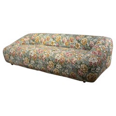 Italian 1960's sofa with vintage flower fabric