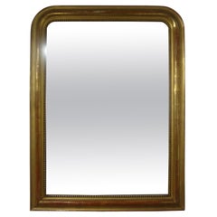 Miroir en bois doré Louis Philippe du 19ème siècle