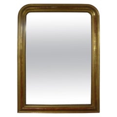 19th Century French Louis Philippe Giltwood Mirror