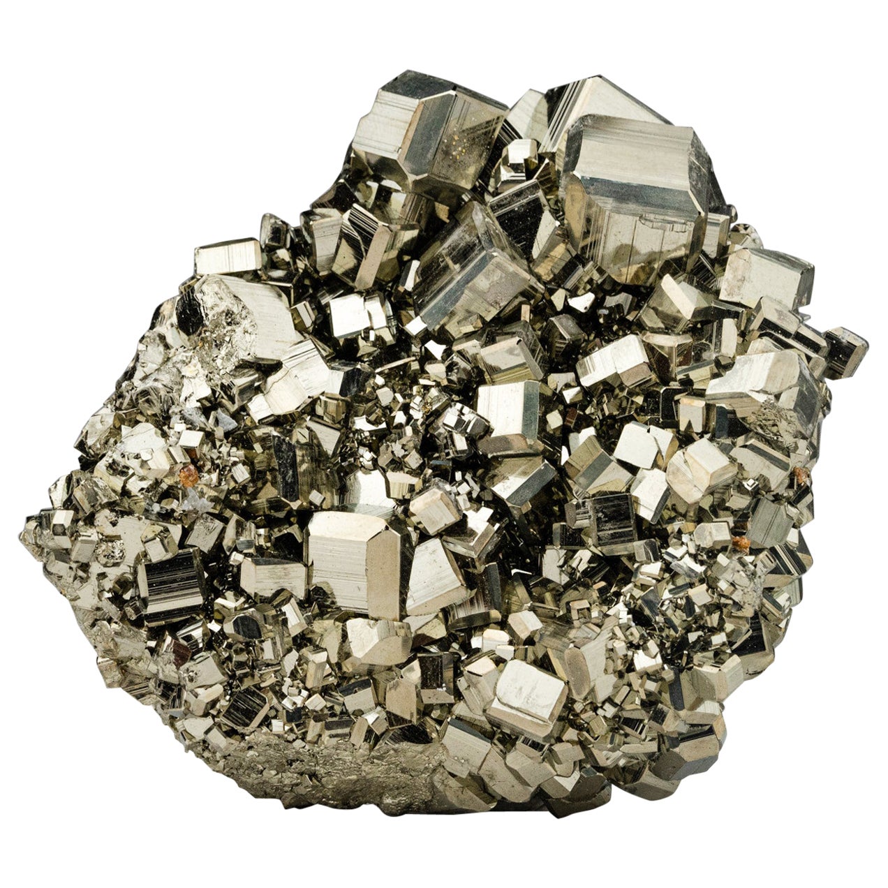 Genuine Pyrite Cluster from Huanuco Province, Peru (1.6 lbs) For Sale