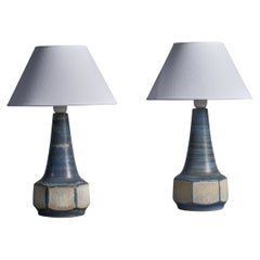 Marianne Stark, Pair of Table Lamps, Stoneware, Denmark, 1960s