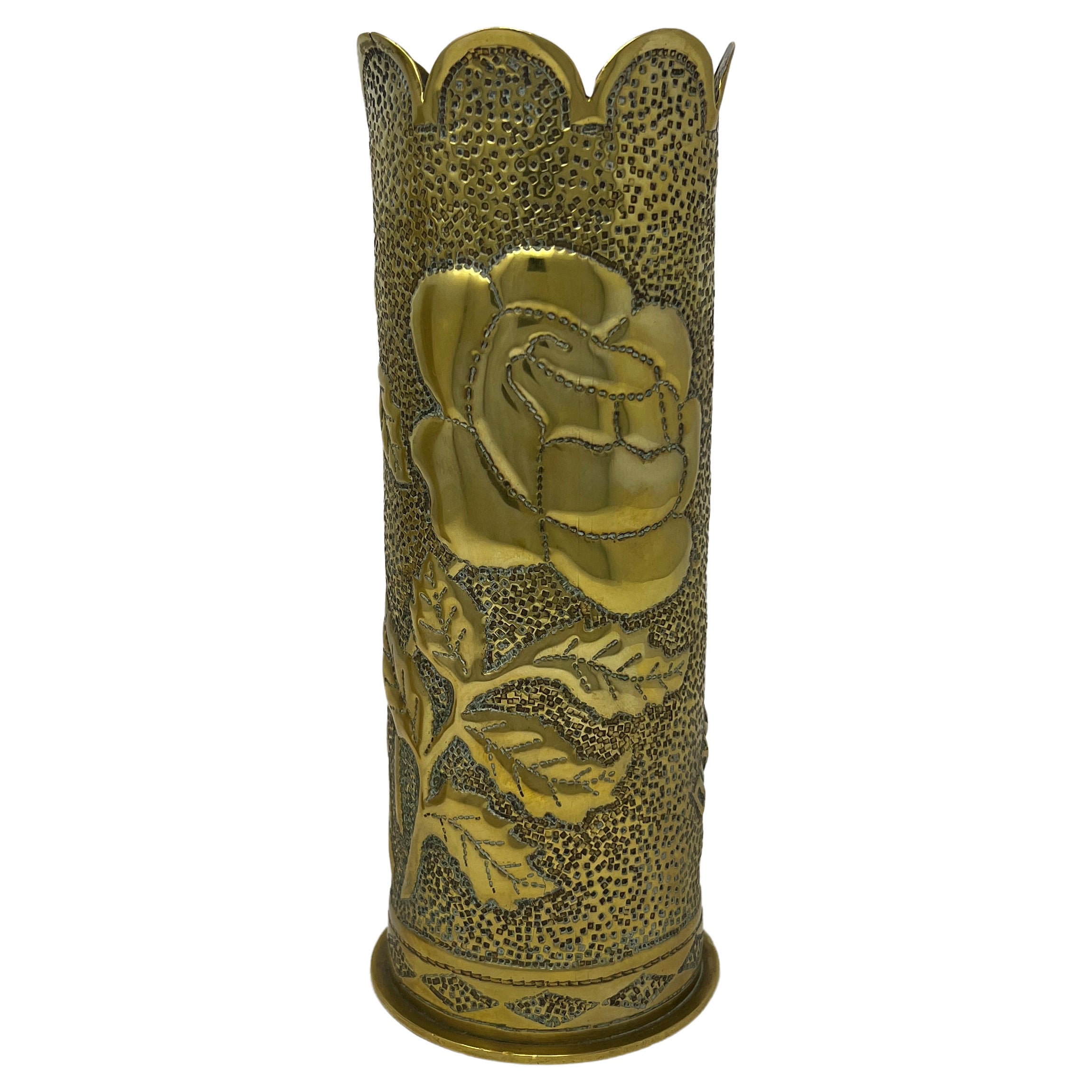 World War I Artillery Shell Vase 