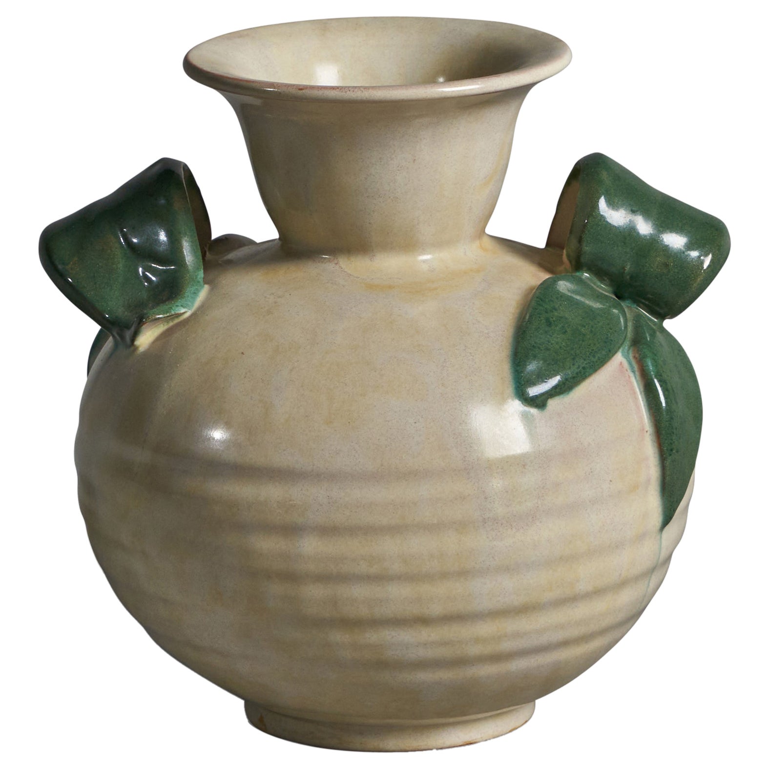 Upsala Ekeby, Vase, Earthenware, Sweden, 1930s