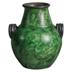 Erik Mornils, Vase, Steingut, Schweden, 1930er-Jahre