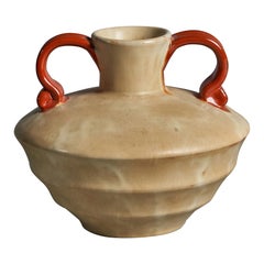 Vintage Upsala Ekeby, Vase, Earthenware, 1930s