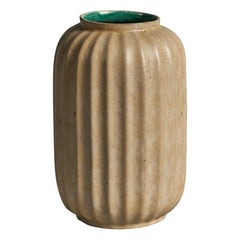 Upsala Ekeby, Vase, Steingut, Schweden, 1930er Jahre