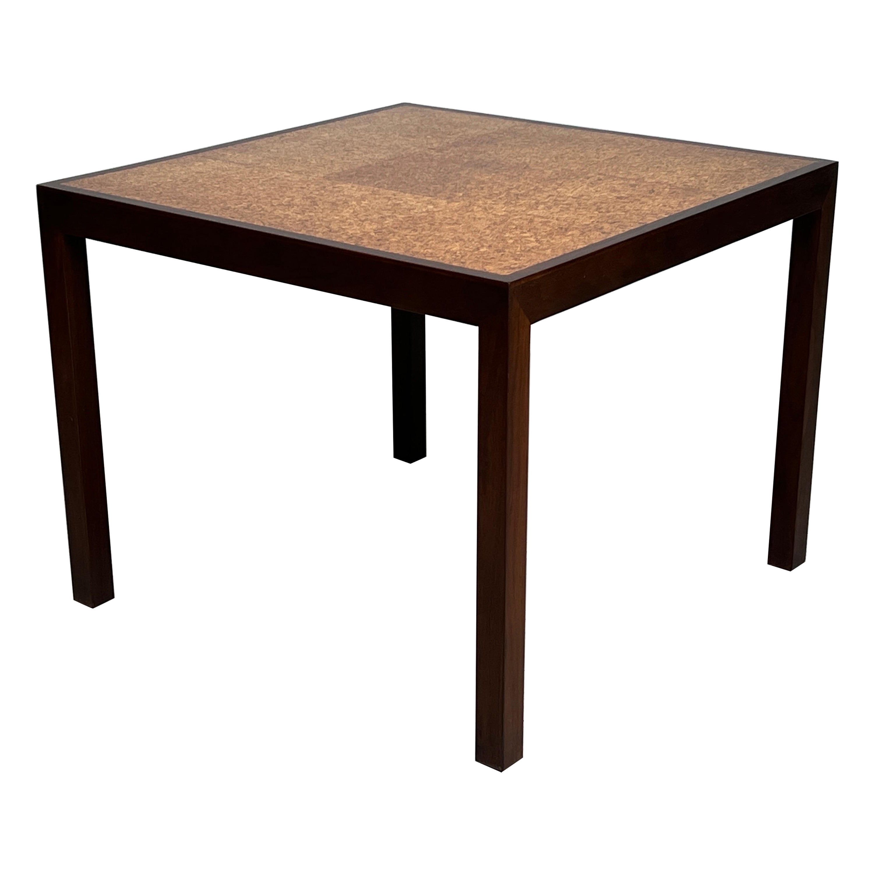 Cork Top Game Table by Edward Wormley for Dunbar For Sale
