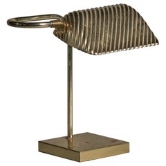 American Designer, Desk Light, Brass, USA, 1950s