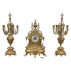 19th Century Louis XIV Style Mantel Clock