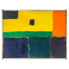 Sara Pines Abstract Expressionist Oil on Canvas