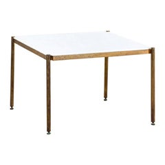 20th Century Osvaldo Borsani Low Table in Metal and Marble for Tecno