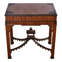 Figured Satinwood Pagoda Centre Table