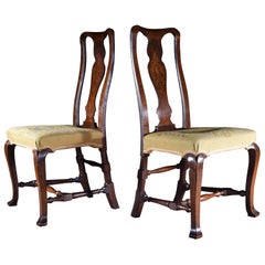 Antique Pair Of George I Side Chairs