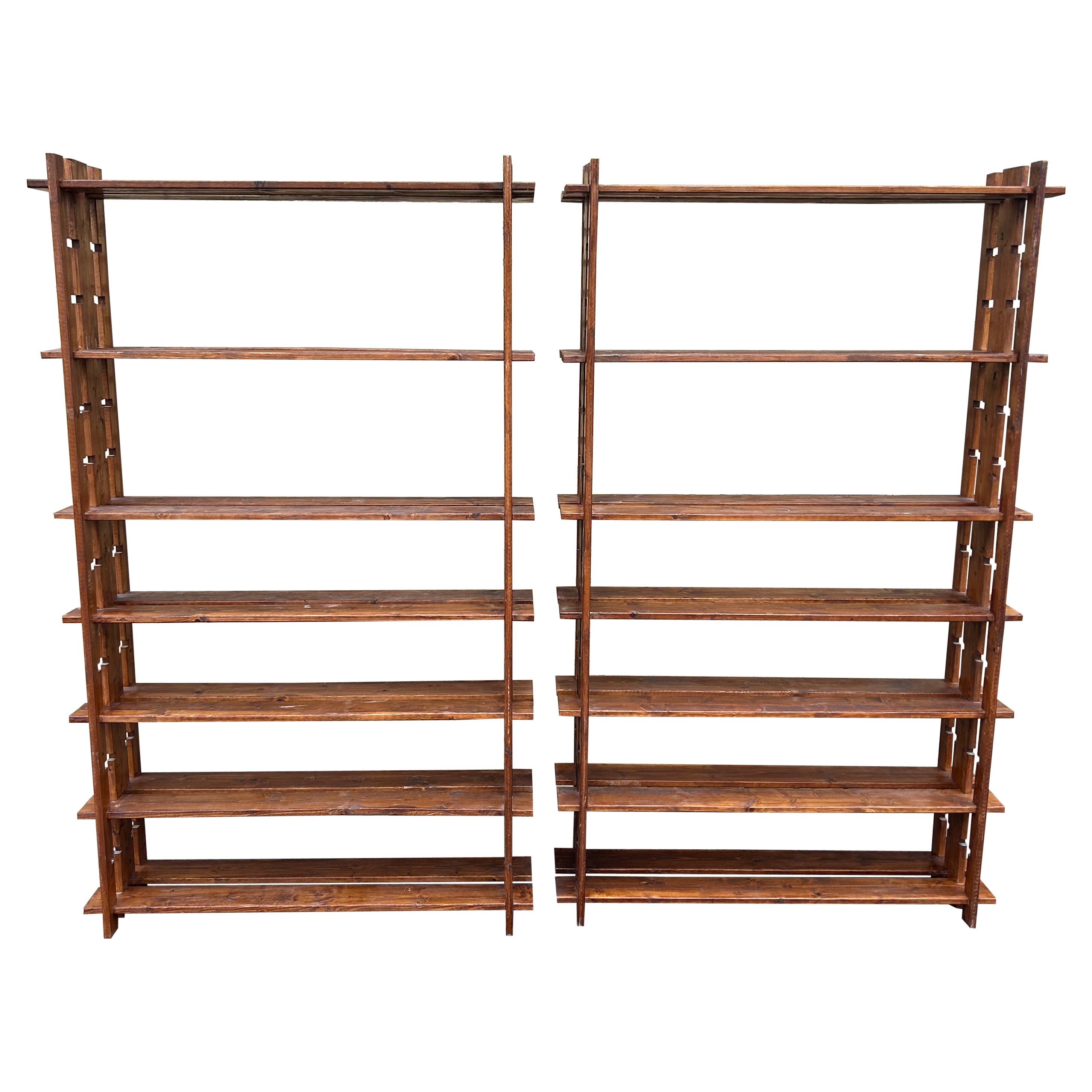 French shelves in the style of Maison Regain 1960’s For Sale