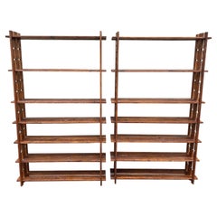 Used French shelves in the style of Maison Regain 1960’s